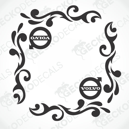 VOLVO SIDE WINDOW DECALS