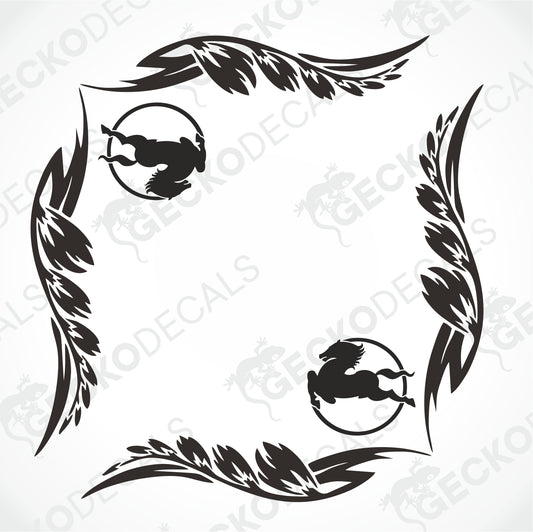 IVECO SIDE WINDOW DECALS