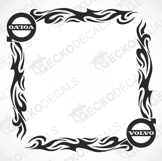 VOLVO TRIBAL SIDE WINDOW DECALS