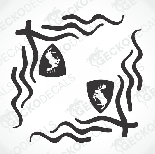 VOLVO SIDE WINDOW DECALS