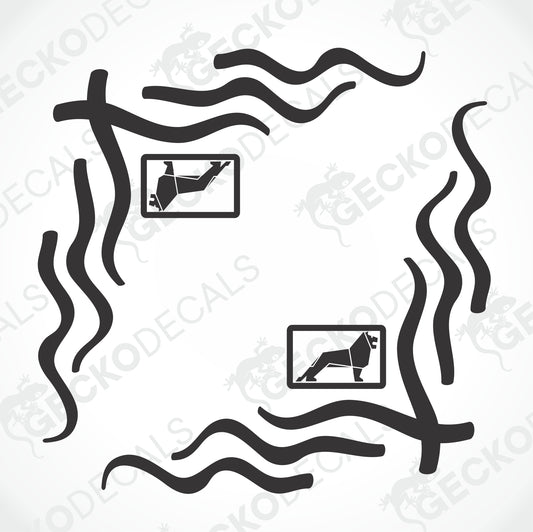 MAN SIDE WINDOW DECALS