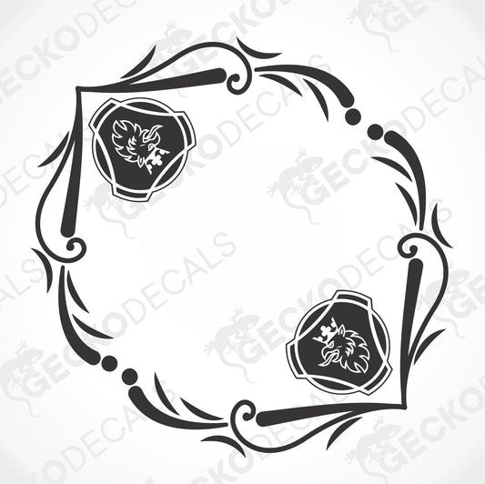 SCANIA SIDE WINDOW DECALS