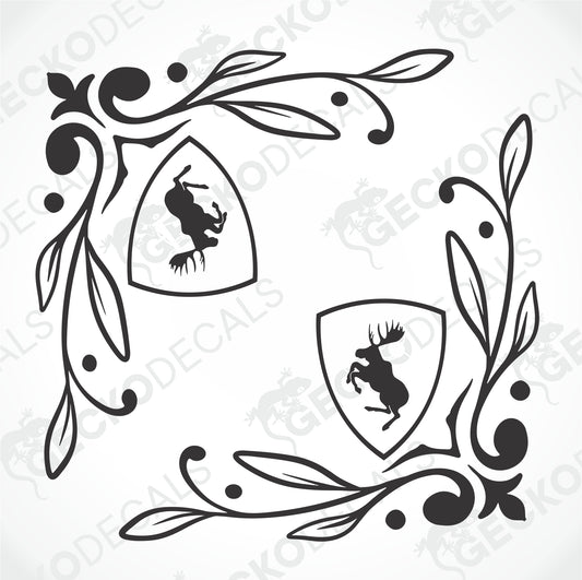 VOLVO SIDE WINDOW DECALS