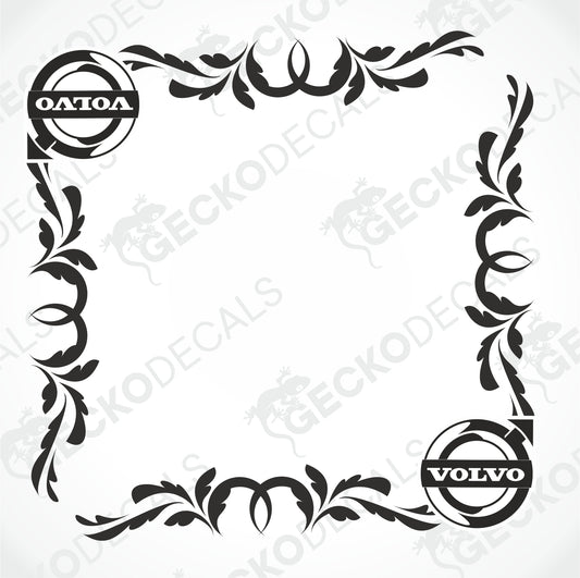 VOLVO SIDE WINDOW DECALS