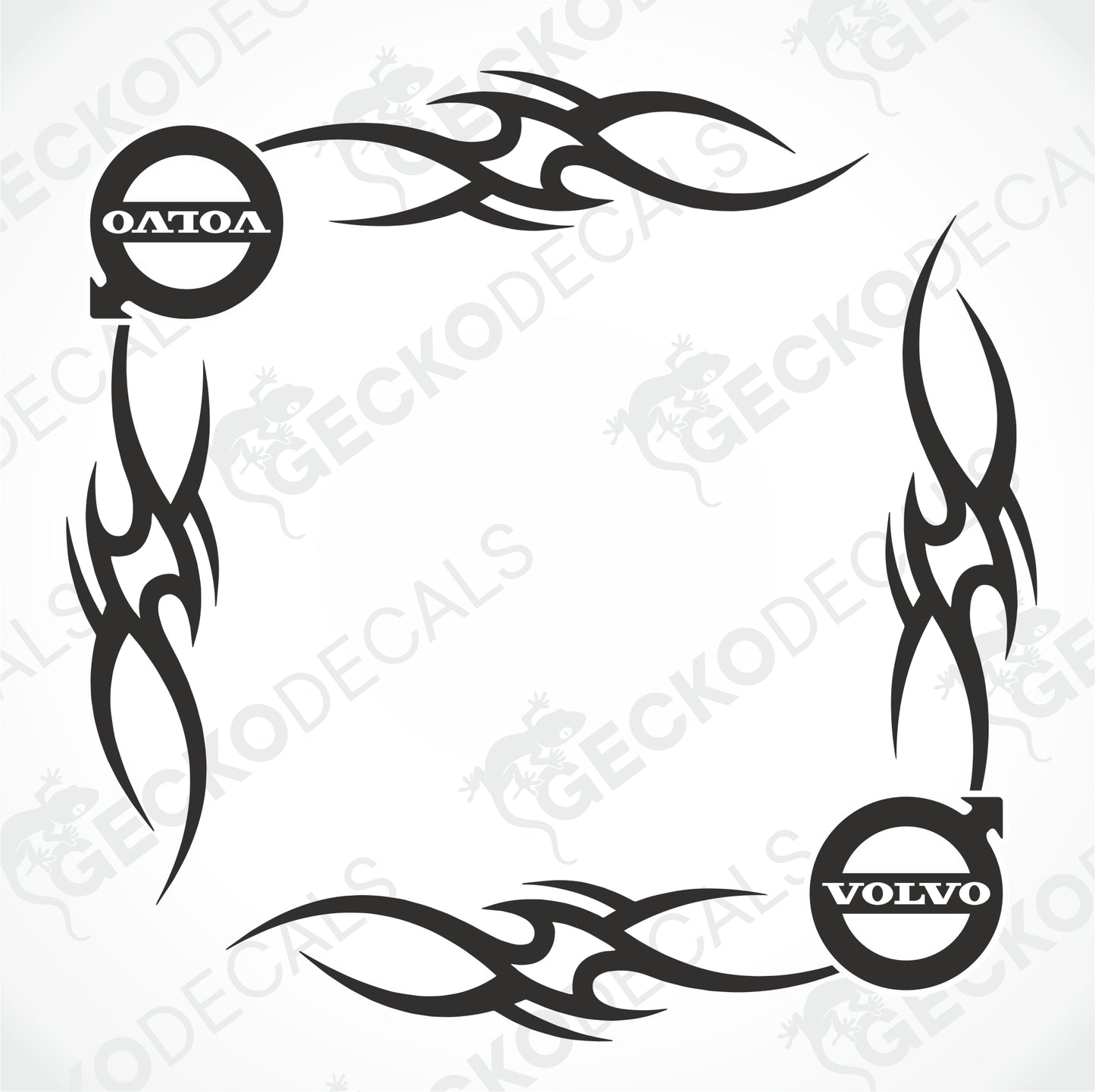 VOLVO TRIBAL SIDE WINDOW DECALS