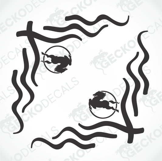 IVECO SIDE WINDOW DECALS