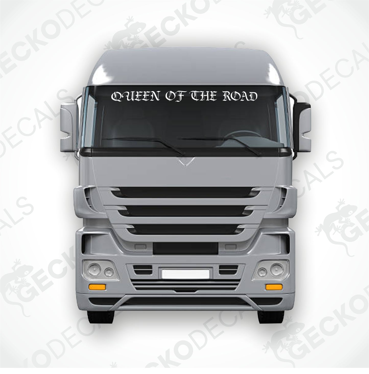 QUEEN OF THE ROAD WINDSCREEN DECAL