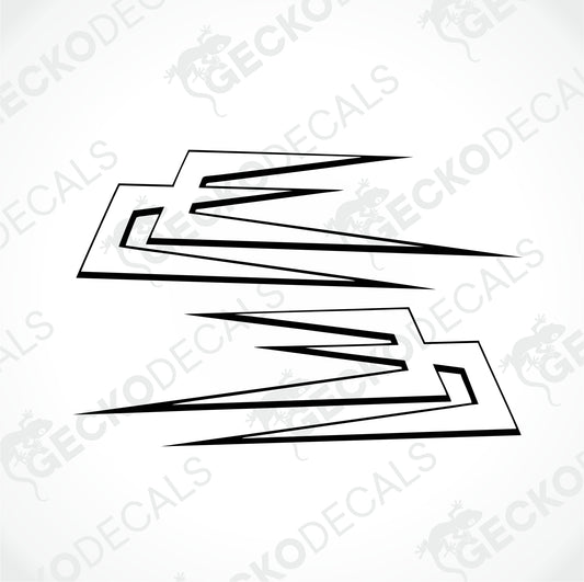 DANISH ARROW DECAL