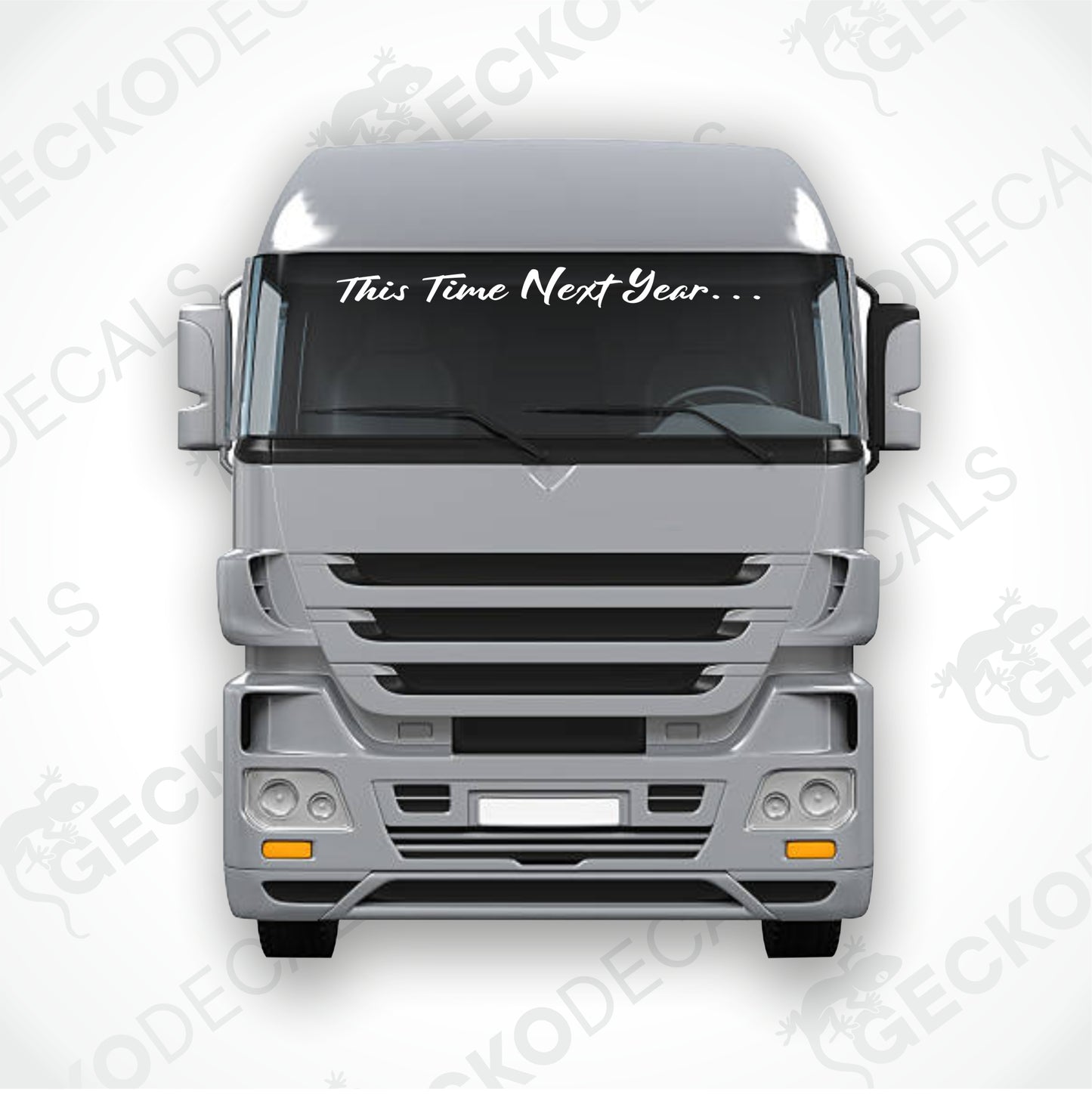 THIS TIME NEXT YEAR... WINDSCREEN DECAL