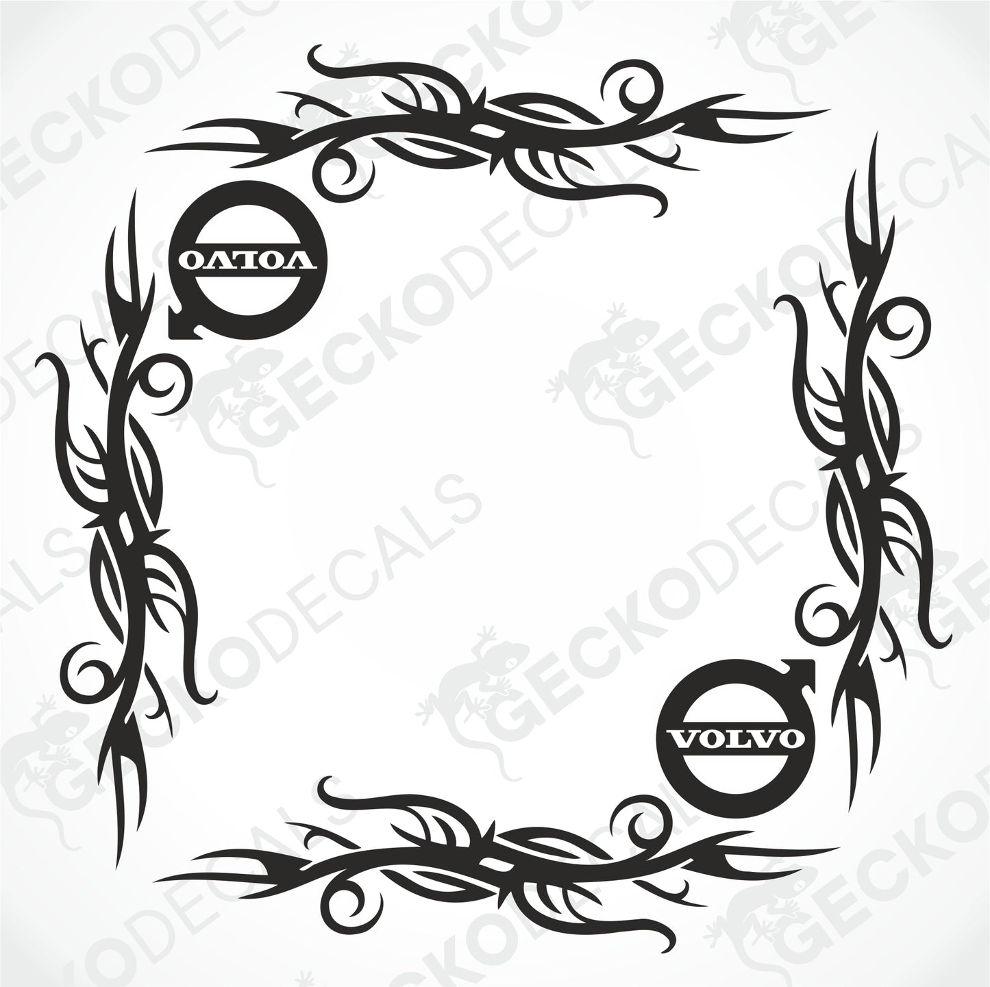 VOLVO TRIBAL SIDE WINDOW DECALS