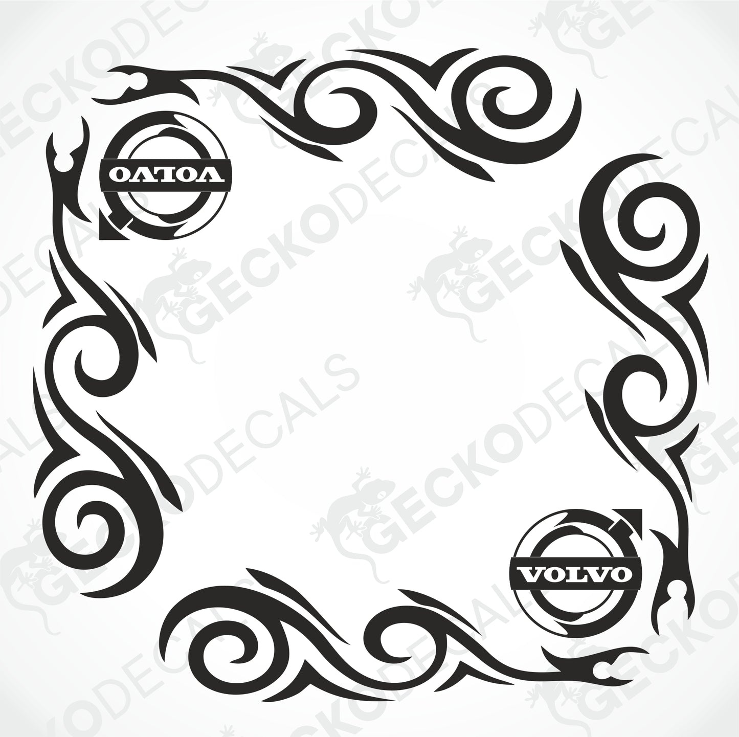 VOLVO TRIBAL SIDE WINDOW DECALS