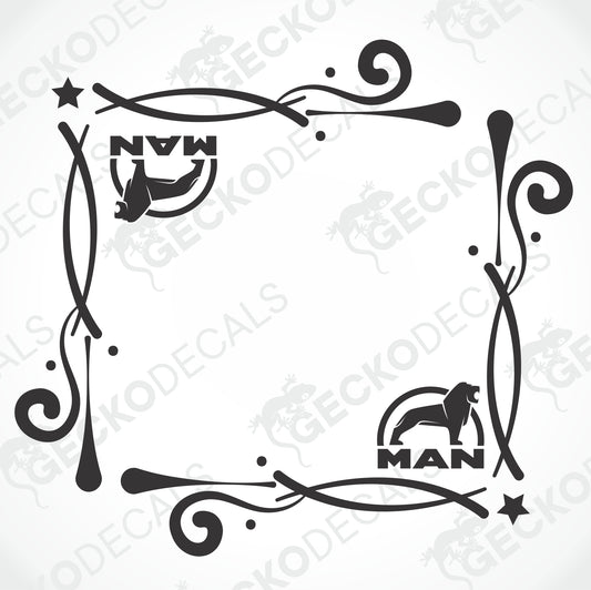 MAN SIDE WINDOW DECALS