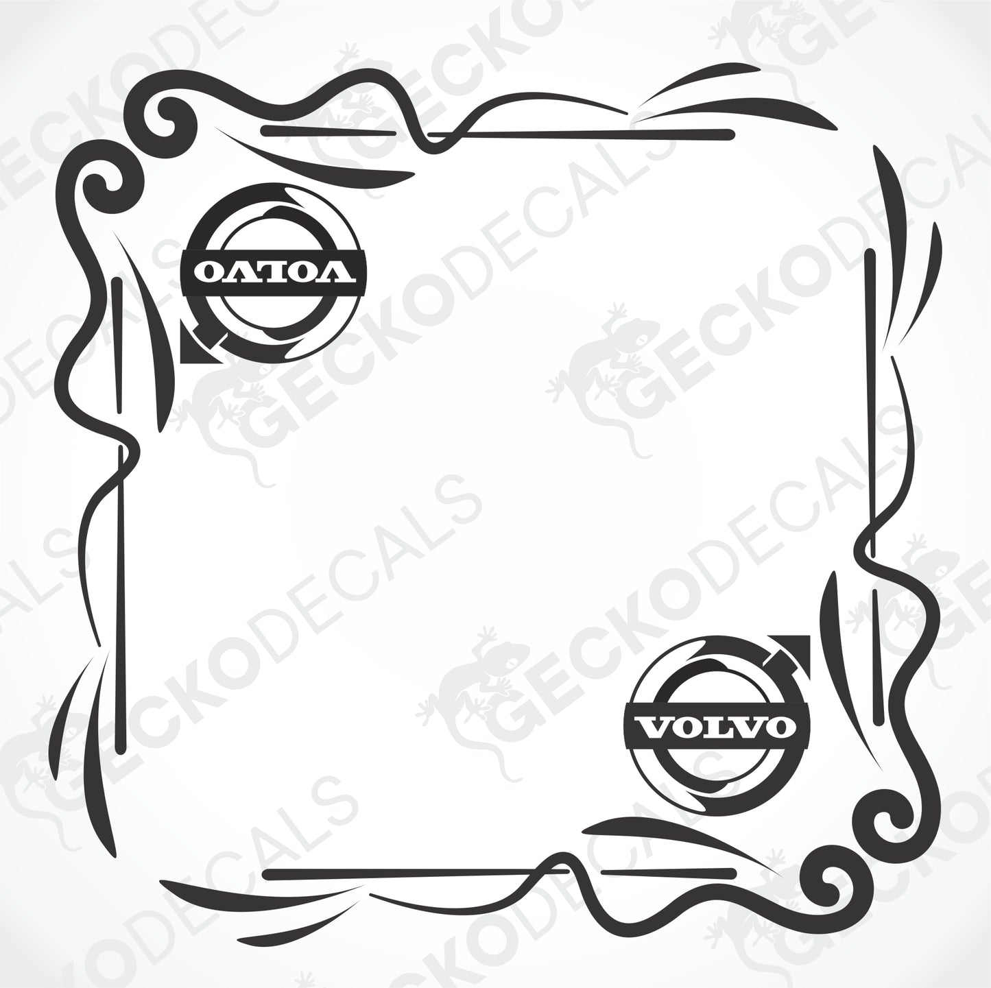 VOLVO SIDE WINDOW DECALS