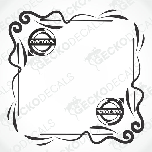 VOLVO SIDE WINDOW DECALS