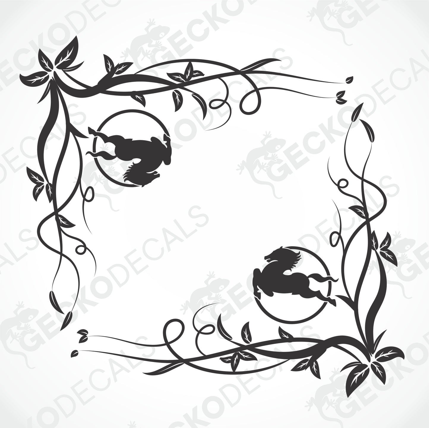 IVECO FLORAL SIDE WINDOW DECALS