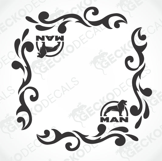 MAN SIDE WINDOW DECALS