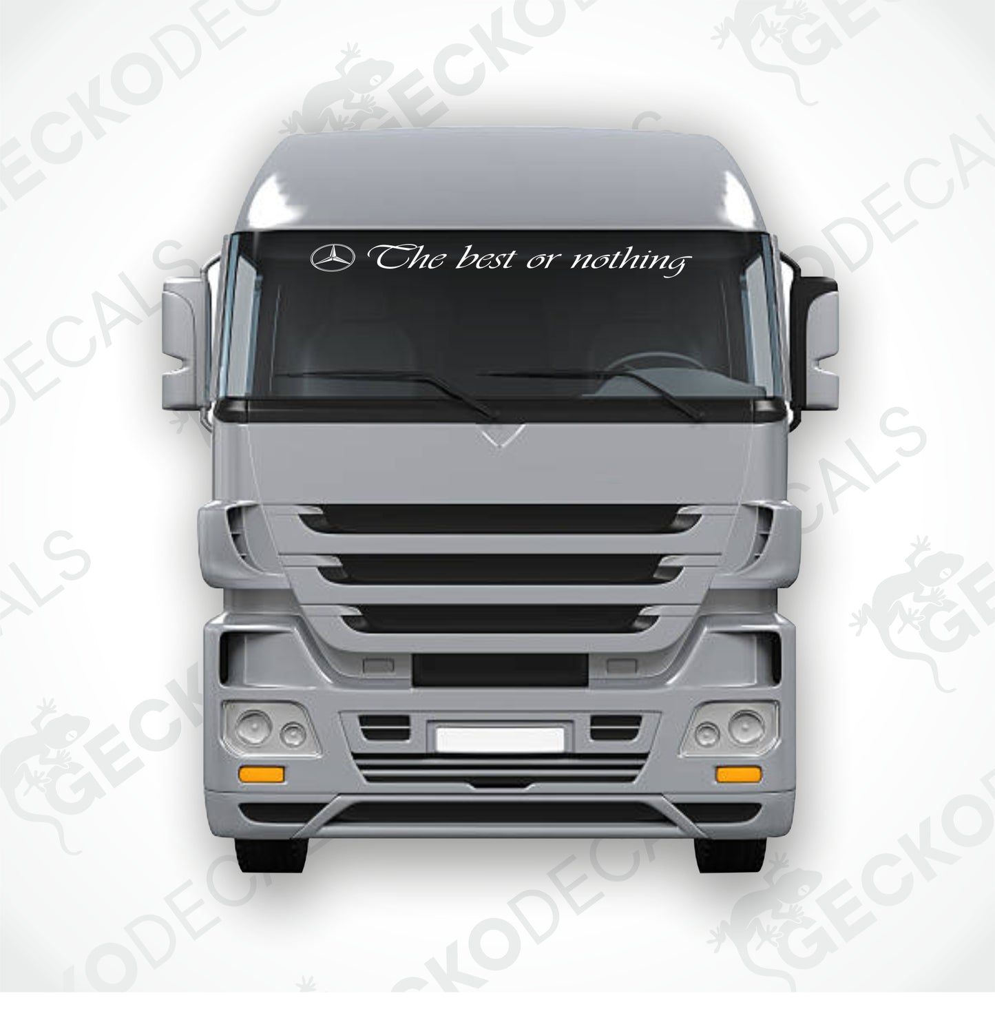 MERCEDES-BENZ THE BEST OR NOTHING WINDSCREEN
