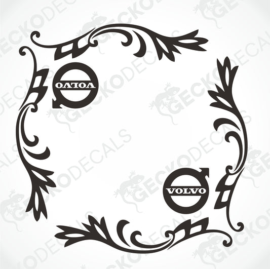 VOLVO SIDE WINDOW DECALS