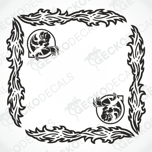 VOLVO MOOSE SIDE WINDOW DECALS