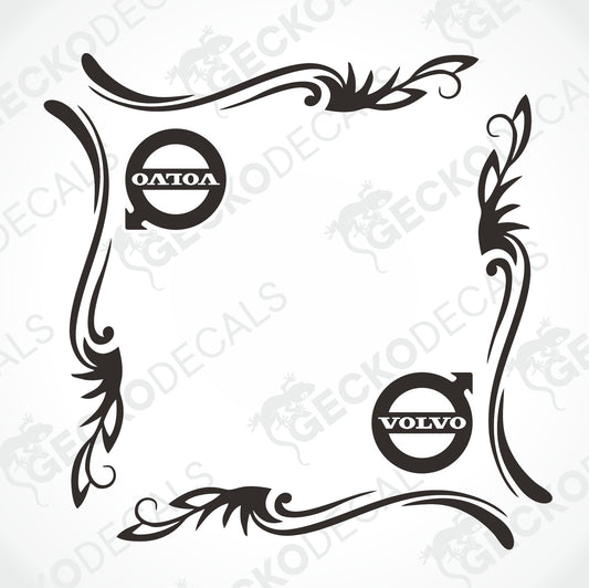 VOLVO SIDE WINDOW DECALS