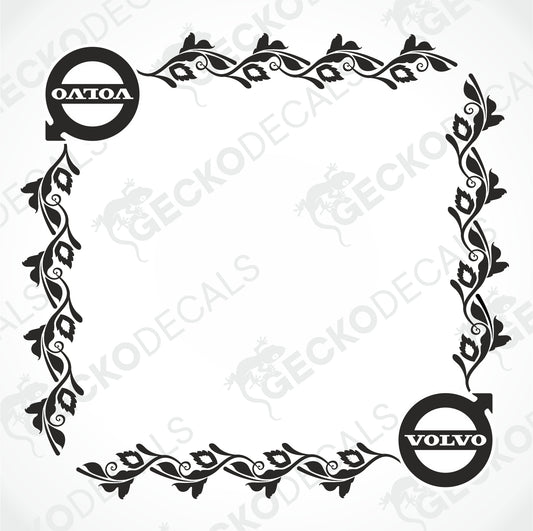 VOLVO SIDE WINDOW DECALS