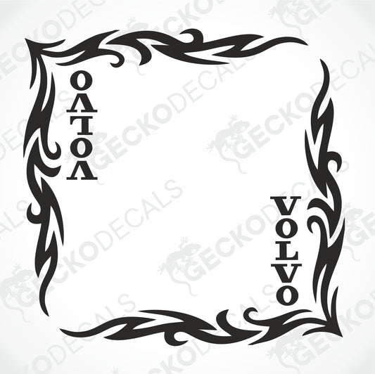 VOLVO TRIBAL SIDE WINDOW DECALS