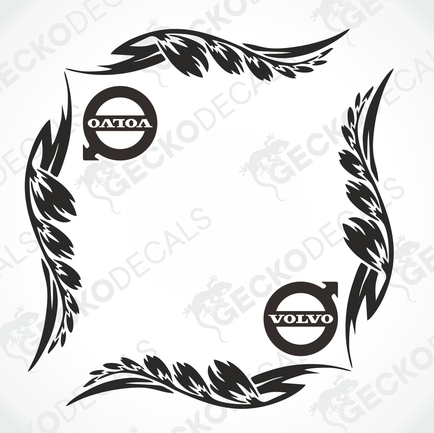VOLVO SIDE WINDOW DECALS