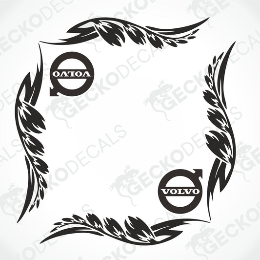 VOLVO SIDE WINDOW DECALS