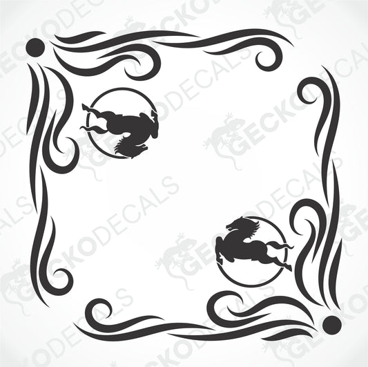 IVECO SIDE WINDOW DECALS