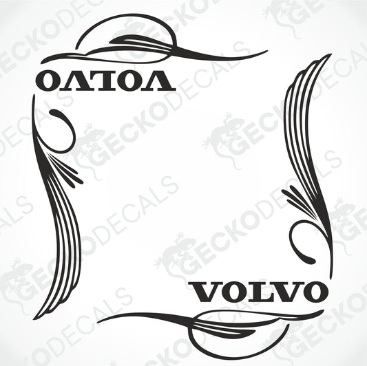 VOLVO SIDE WINDOW DECALS