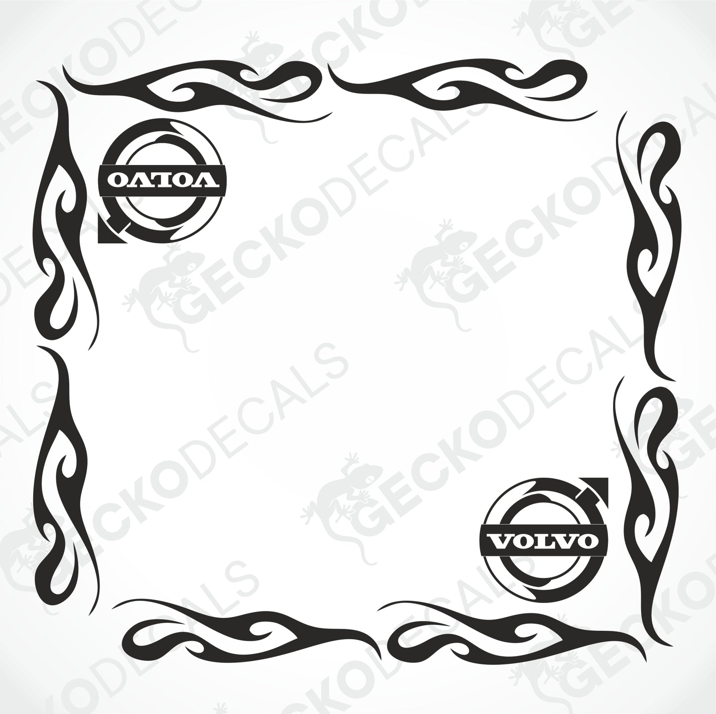VOLVO TRIBAL SIDE WINDOW DECALS