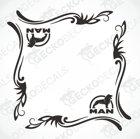 MAN SIDE WINDOW DECALS