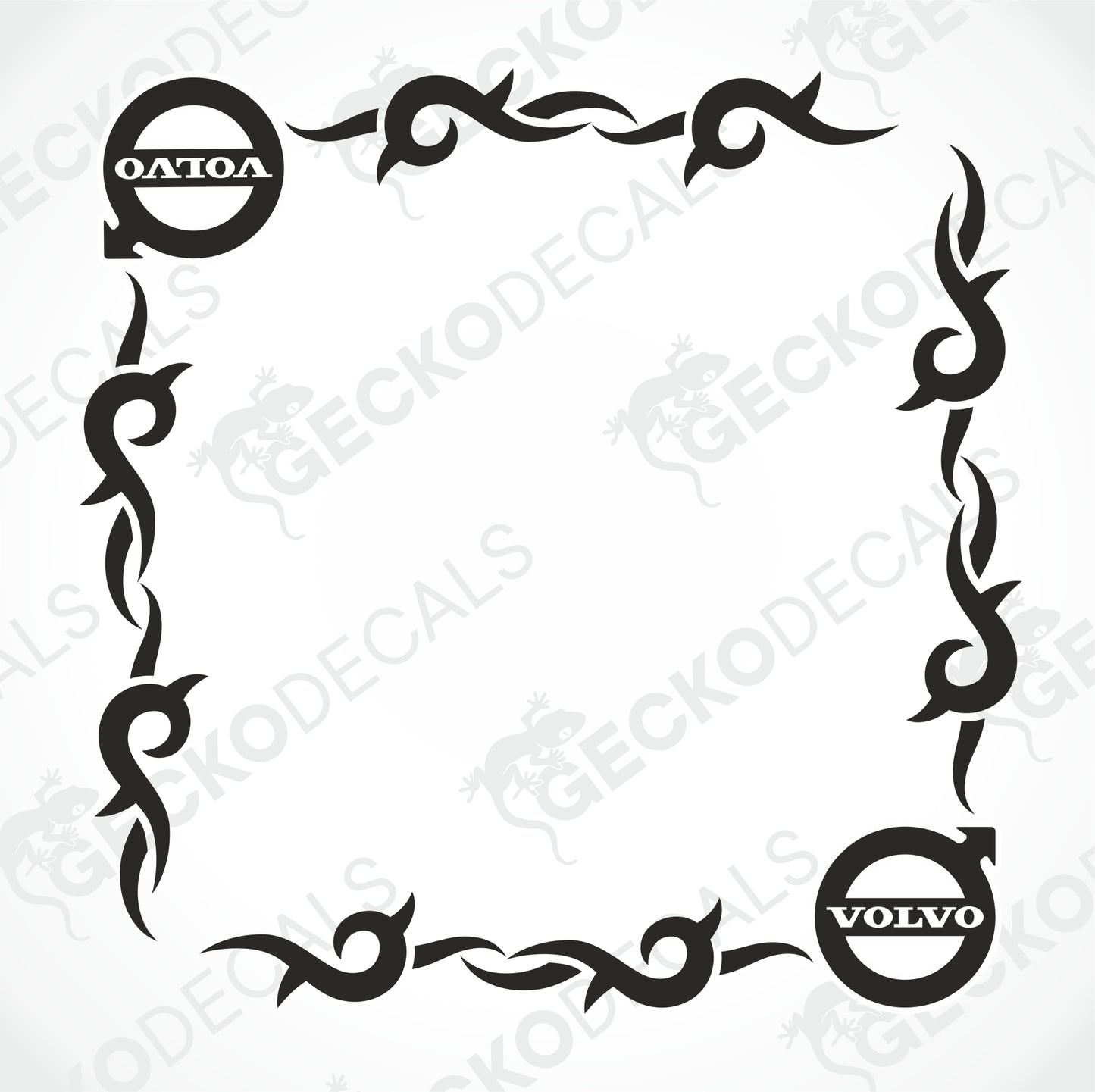 VOLVO TRIBAL SIDE WINDOW DECALS