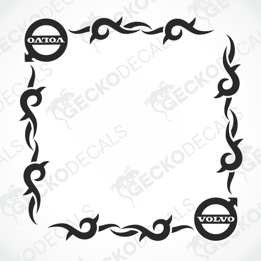 VOLVO TRIBAL SIDE WINDOW DECALS
