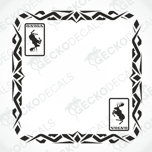 VOLVO SIDE WINDOW DECALS