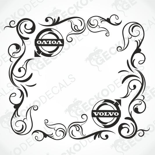VOLVO SIDE WINDOW DECALS