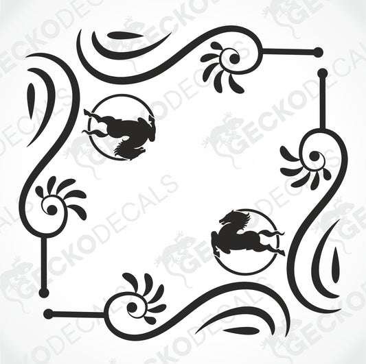 IVECO SIDE WINDOW DECALS
