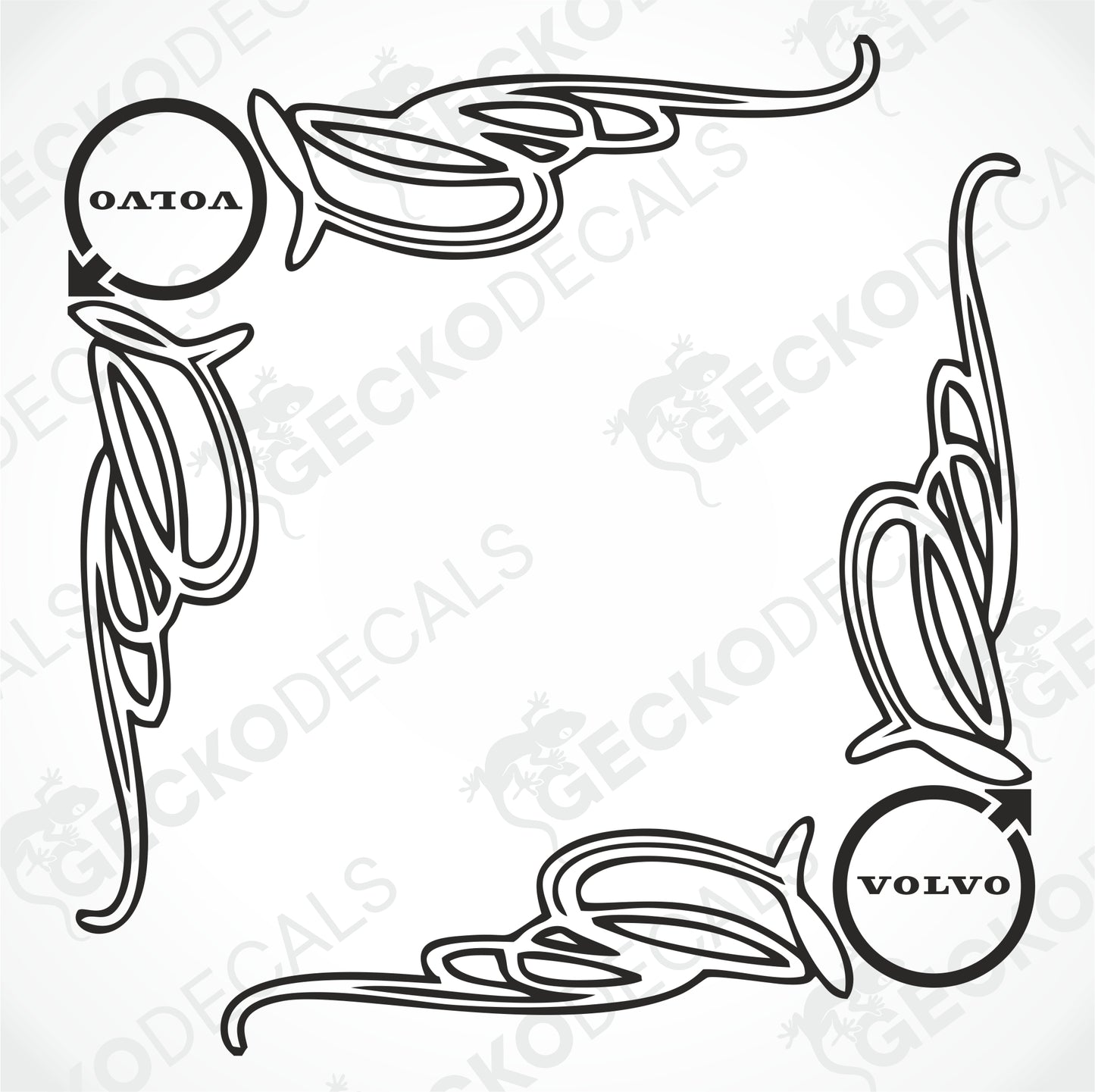 VOLVO SIDE WINDOW DECALS