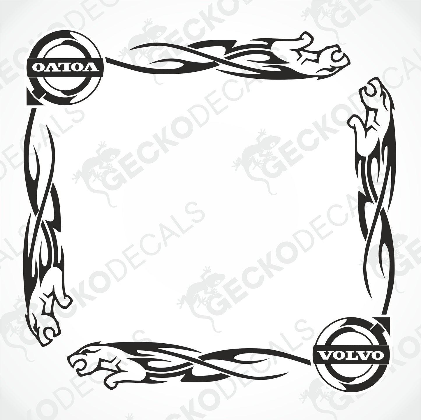 VOLVO TRIBAL SIDE WINDOW DECALS
