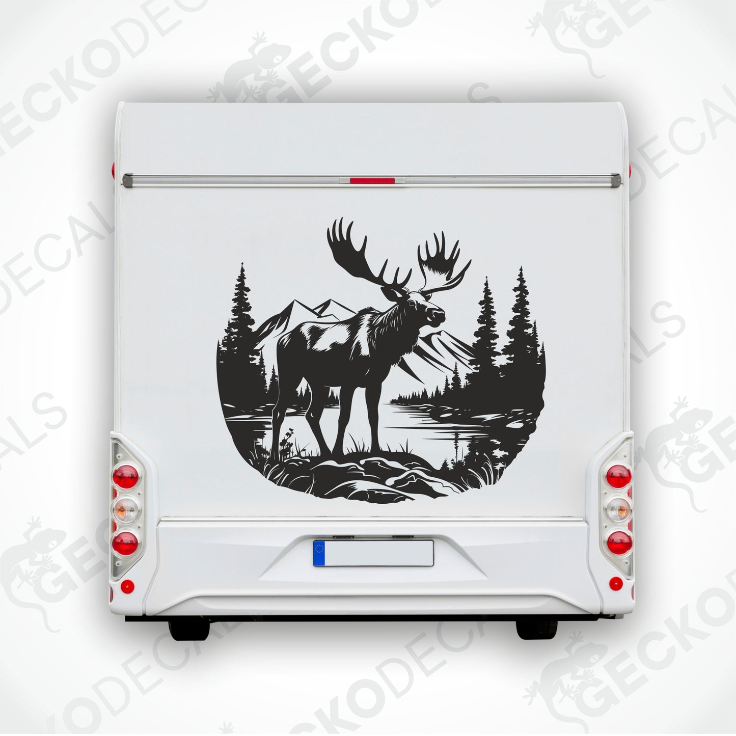 MOOSE IN THE MOUNTAIN NATURE
