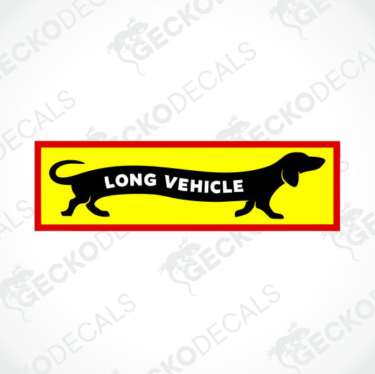 LONG VEHICLE DECAL