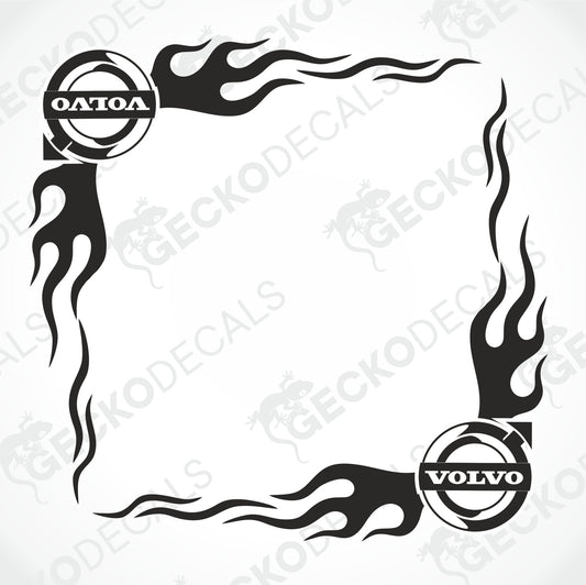 VOLVO TRIBAL SIDE WINDOW DECALS