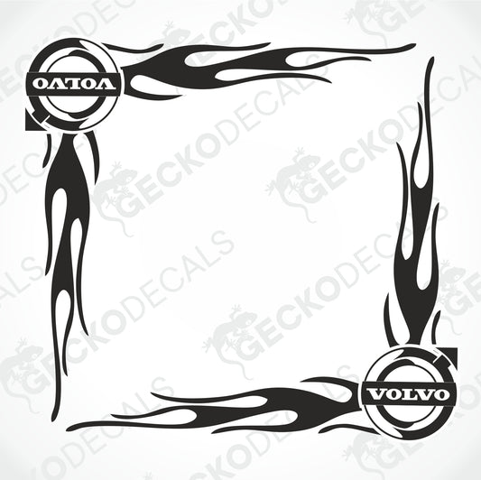 VOLVO TRIBAL SIDE WINDOW DECALS