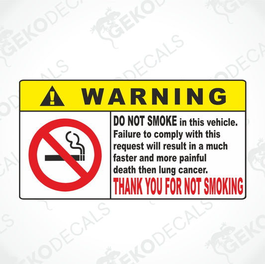 WARNING SMOKE