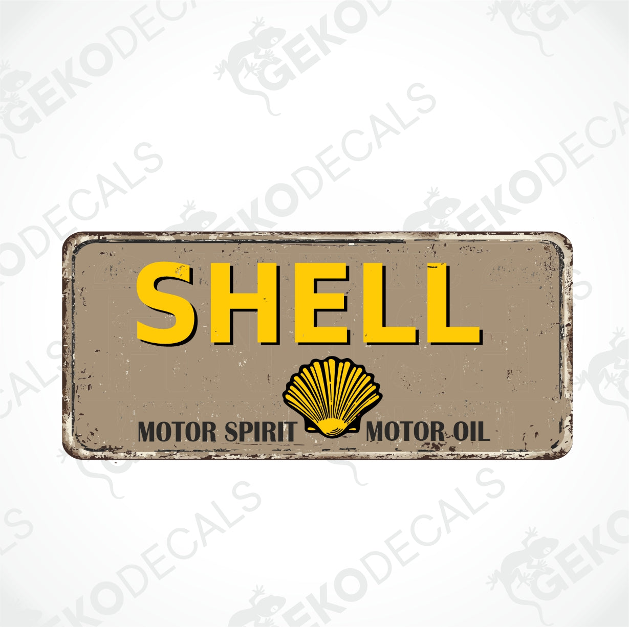 SHELL  MOTOR SPIRIT MOTOR OIL VINTAGE