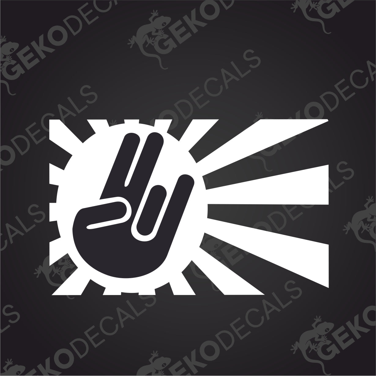 JDM HAND RISING SUN