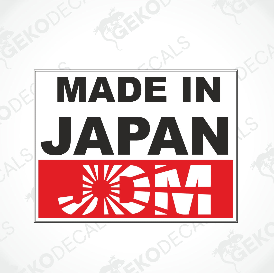 TILLVERKAD I JAPAN JDM