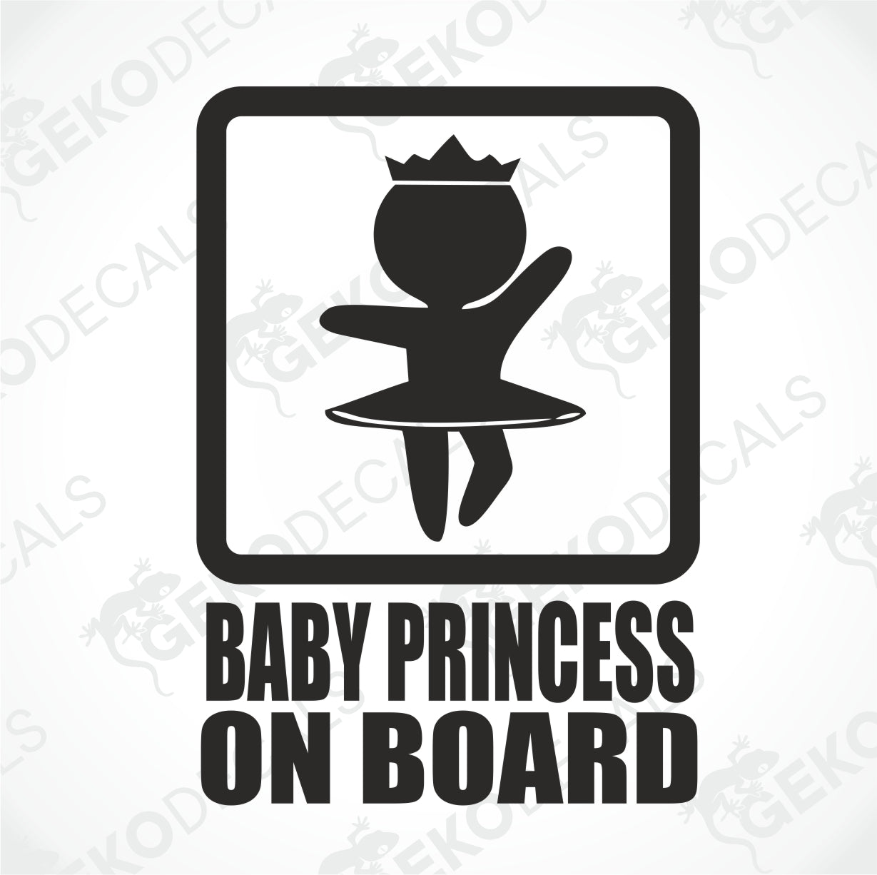 BABY PRINCESS ON BOARD