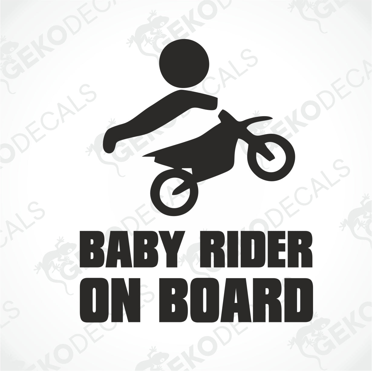 BABY RIDER ON BOARD