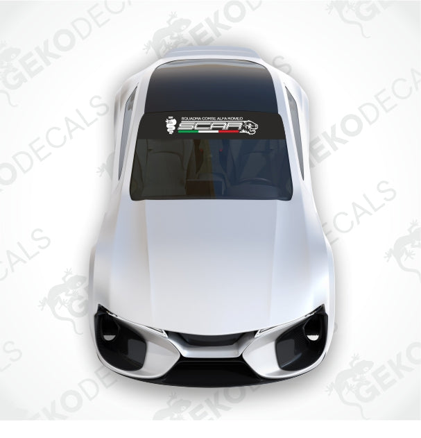 SCAR SQUADRA CORSE ALFA ROMEO SUNSTRIP